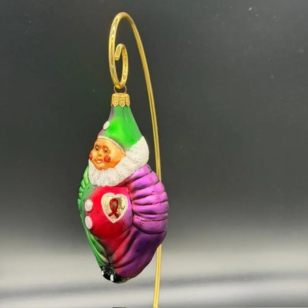 Christopher Radko ~ A Caring Clown ~ 1997 ~ AIDS Awareness ~ 6